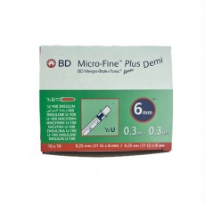 Шприци інсулінові Micro-fine Plus Demi U-100/0,3 мл (31G) 0,25ммх6мм, 100 шт