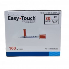 Інсулінові шприци Easy Touch insyline syringe 30 Gauge 5/16