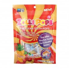  Леденцы Zolli Pops со вкусом вишни и ананаса без сахара