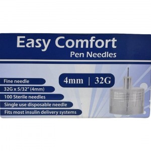 Инсулиновые иглы Easy Comfort 4 мм 32G