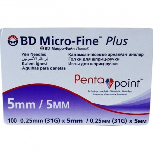 Інсулінові голки BD Micro-Fine 5  мм