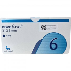 Інсулінові голки Novofine 6 mm 31G