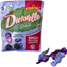 Жевательные конфеты Dietorelle со вкусом голубики и ежевики