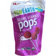 Органические леденцы YumEarth Organic Pops Vitamin C
