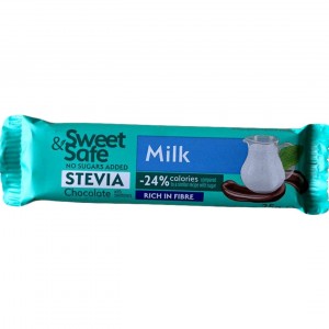 Шоколад молочный Sweet Safe, подслащенный стевией