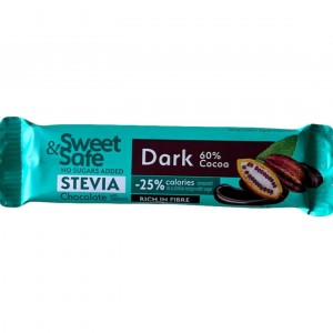 Шоколад чорний Sweet Safe, підсолоджений стевією