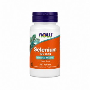 NOW Foods Selenium (Селен) 100 мкг, 100 таблеток