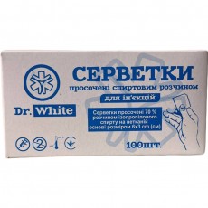 Спиртные салфетки Dr. White