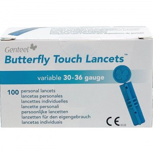 Genteel Butterfly Touch Lancets