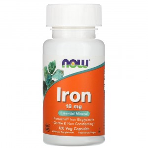 Now Foods Iron 18 MG