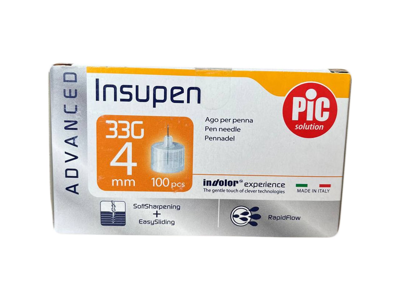 Інсулінові голки Insupen 33G 4 mm купити в Хмельницькому